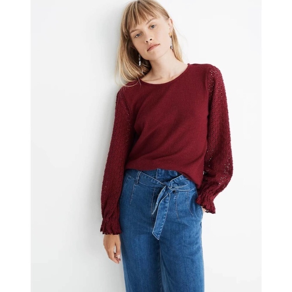 MADEWELL Burgundy Top